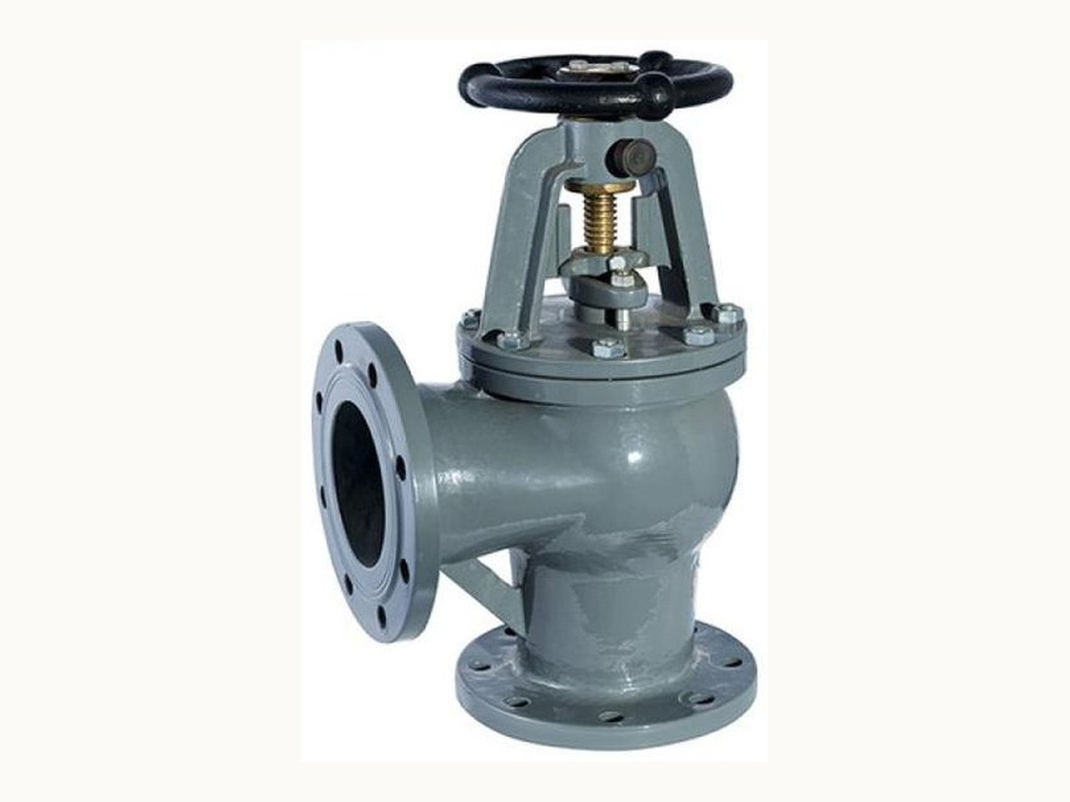 J Type Flanged Cast Steel Angle Suction Sea Valve (CB/T4021-2005)