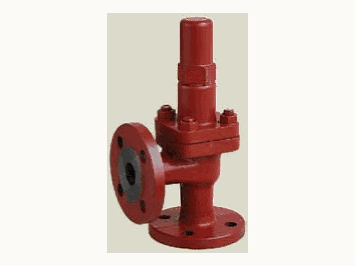 Cast Iron Flanged Angle Safety Valve (CB304-92)