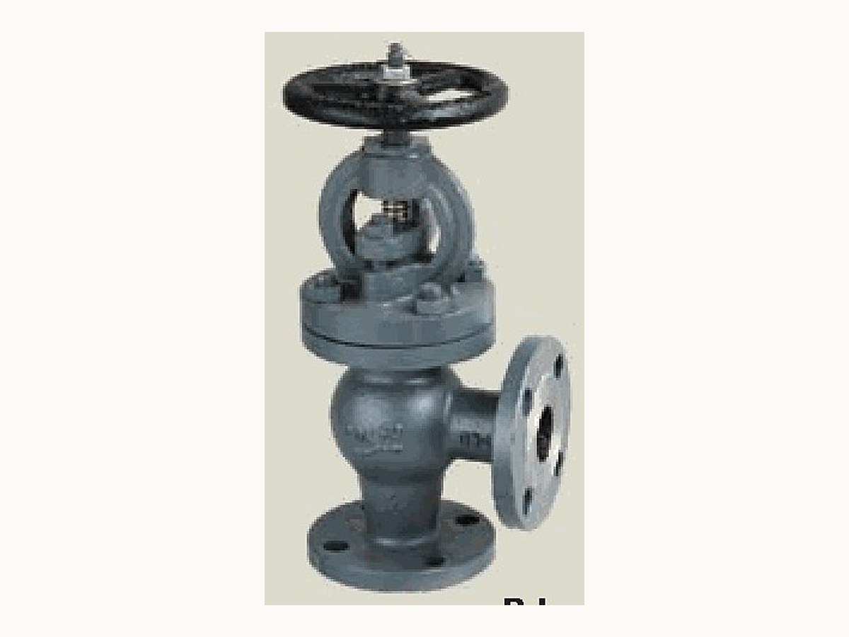 J Type Flanged Cast Steel 0.5MPa Angle Stop Valve (CB/T4001-2005)