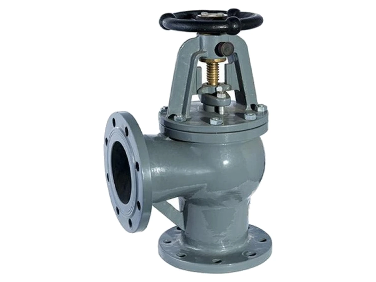 J Type Flanged Cast Steel Angle Suction Sea Valve (CB/T4021-2005)
