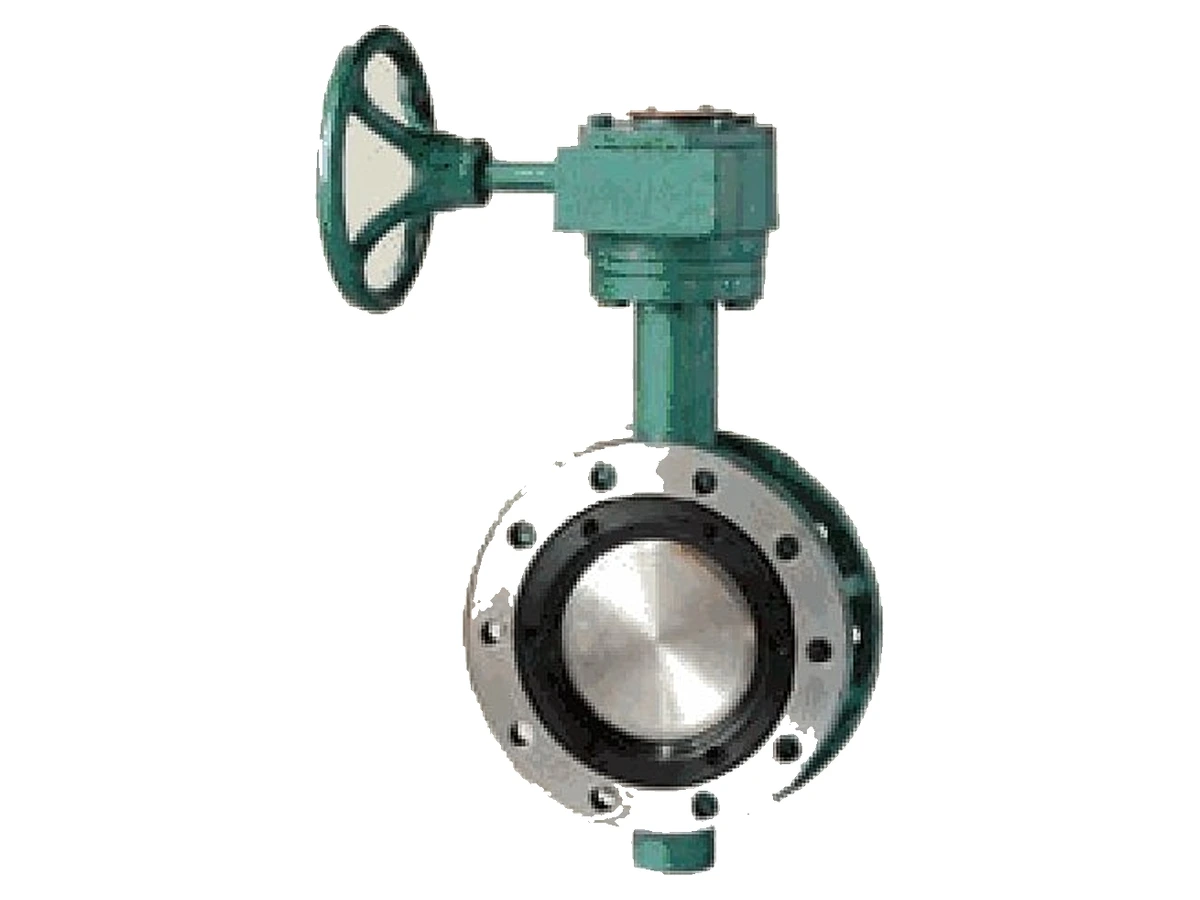 Marine Duo-Eccentric-Pivoted Flanged Worm Manual Butterfly Valve (GB/T3037-94Fc)
