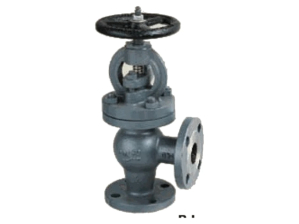 J Type Flanged Cast Steel 0.5MPa Angle Stop Valve (CB/T4001-2005)