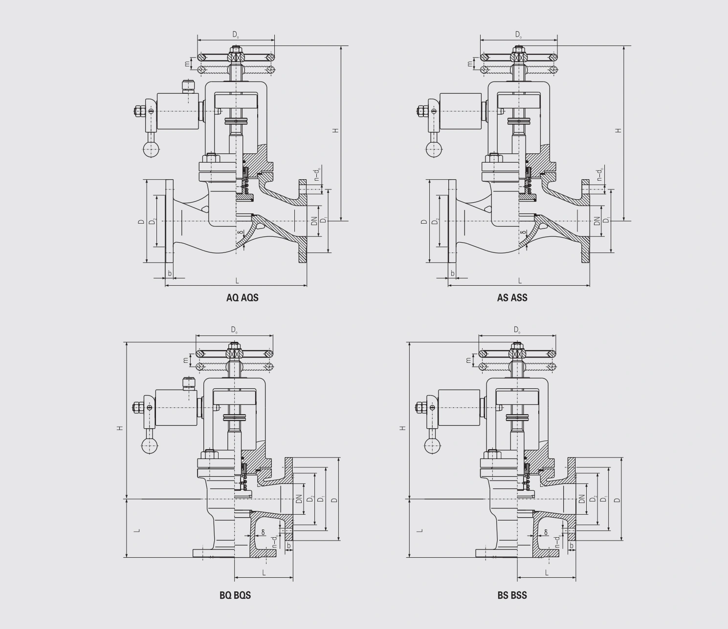 Quick Shutting Valve For Marine Use (GB/T5744-2008) Structure Drawing