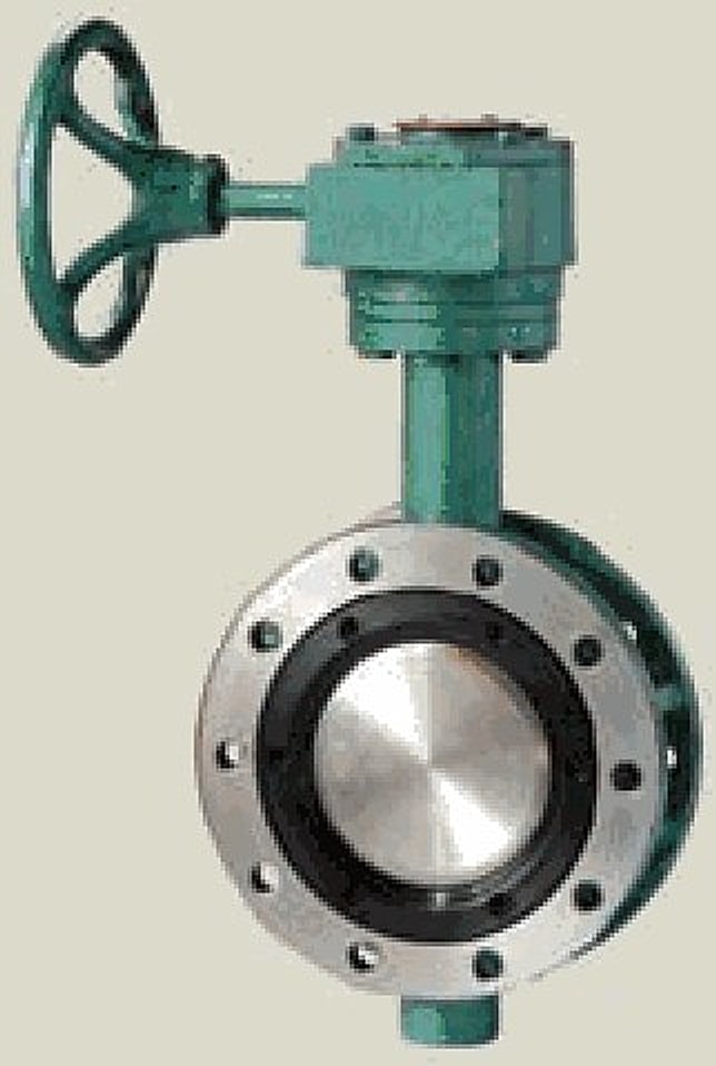 Marine Duo-Eccentric-Pivoted Flanged Worm Manual Butterfly Valve (GB/T3037-94Fc)