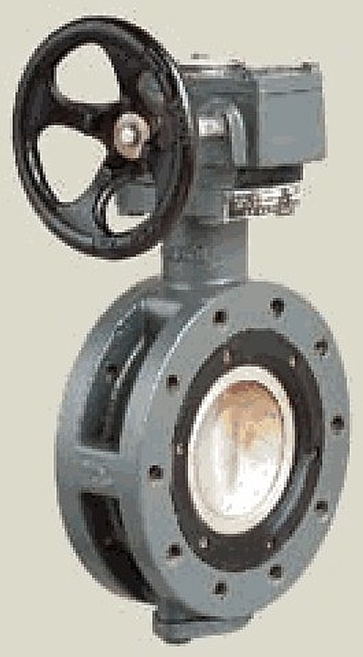 Marine Center-Pivoted Flanged Worm Manual Butterfly Valve (GB/T3036-94Fc)