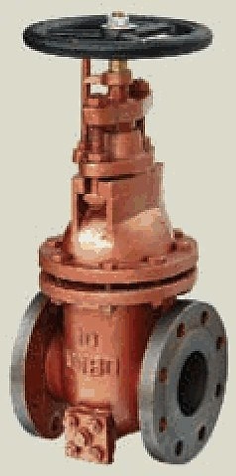 Flanged Nodular Iron Gate Valve For Oil Tanker (CB/T3591-94)