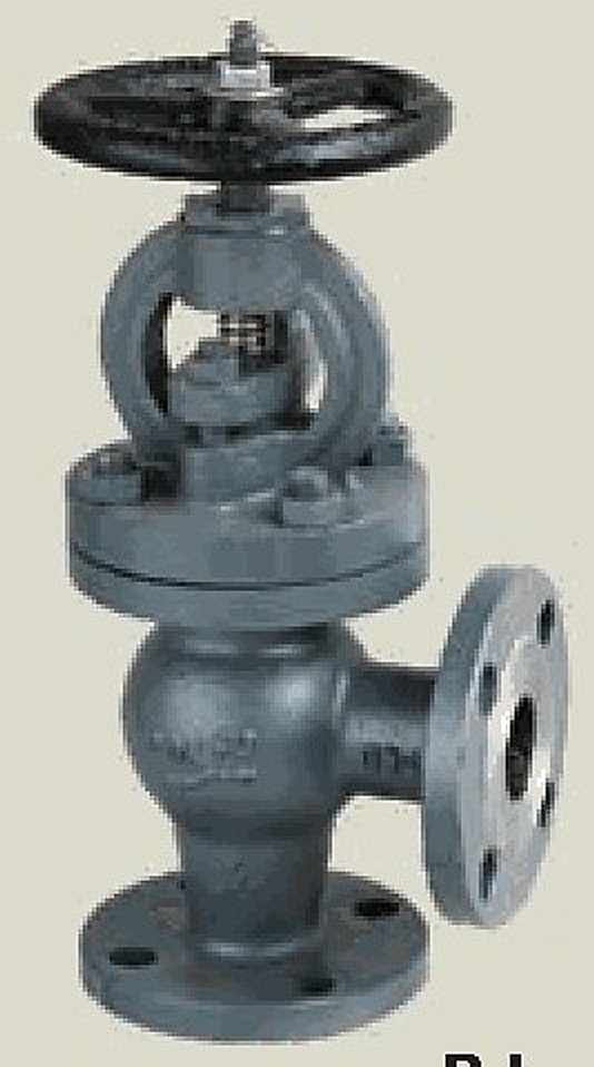 J Type Flanged Cast Steel 0.5MPa Angle Stop Valve (CB/T4001-2005)
